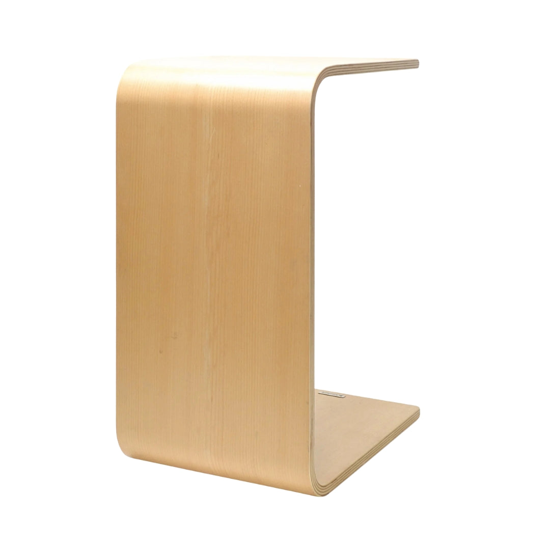 Konfurb Link Wooden C-shape Side Table