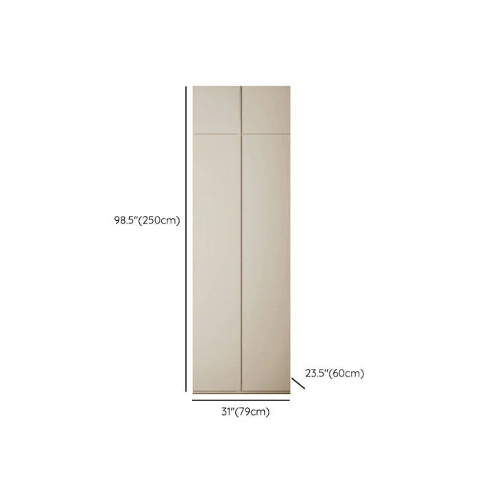Cream Contemporary Wardrobe