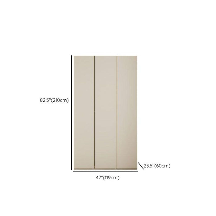 Cream Contemporary Wardrobe