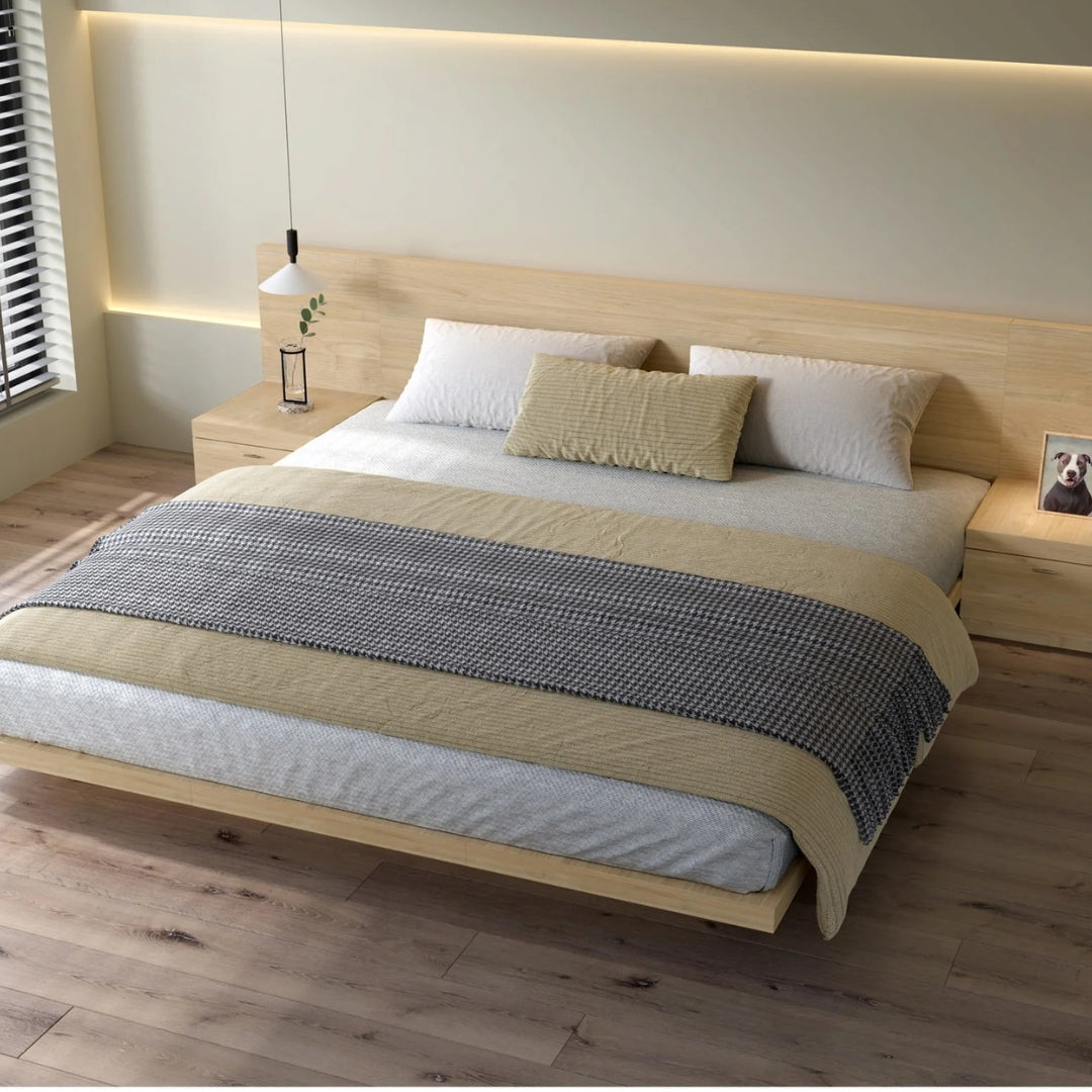 homecho-Fuji Wooden Bed-uae