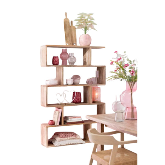 homecho-Ariselle Wood Display Shelf-uae