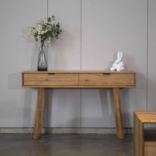 homecho-Celtira Marri Wood Drawer Console Table-uae