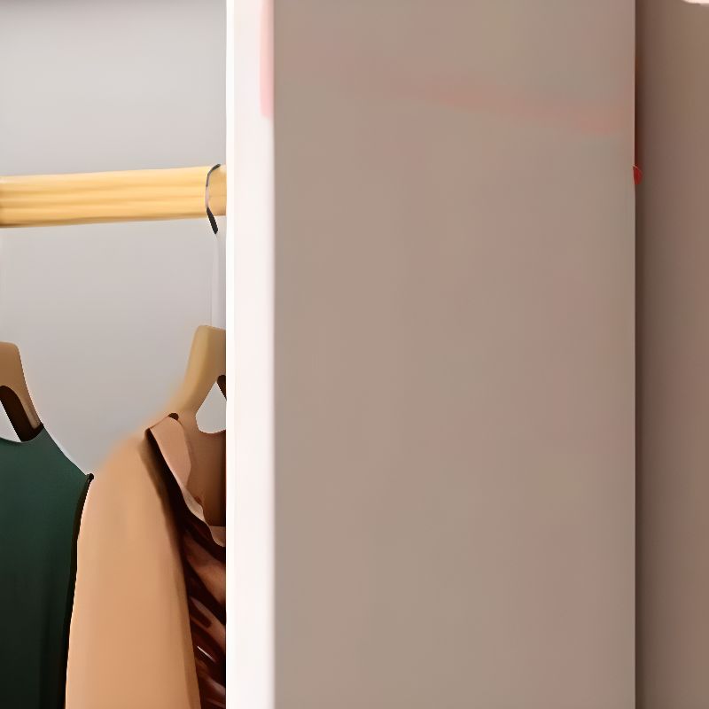 Chalk Contemporary Wood Wardrobe