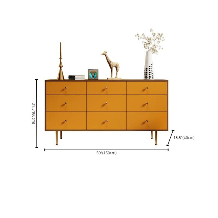 Citrus Simple Wood Dresser