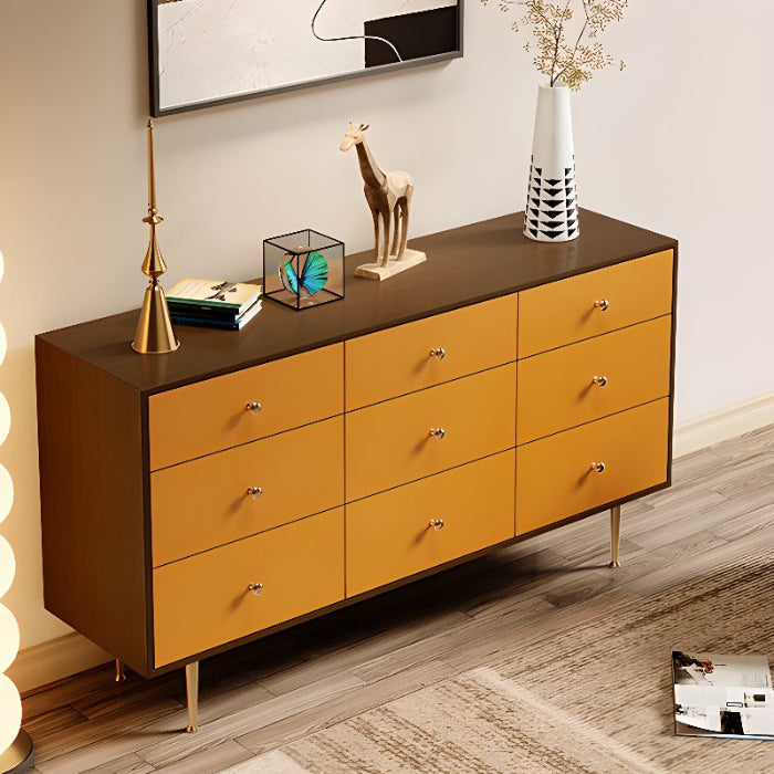 Citrus Simple Wood Dresser