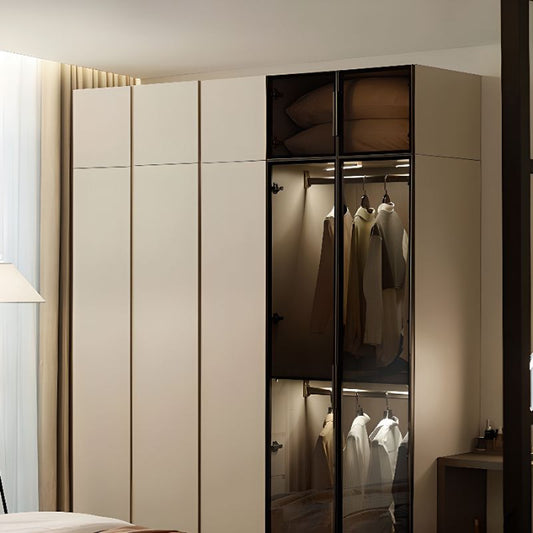 Cream Contemporary Wardrobe