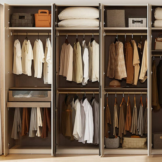 Cream Contemporary Wardrobe