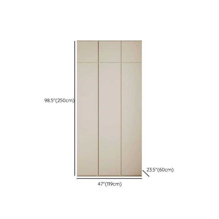 Cream Contemporary Wardrobe