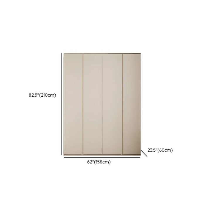 Cream Contemporary Wardrobe
