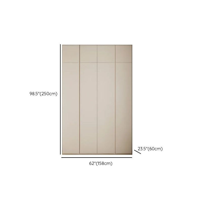 Cream Contemporary Wardrobe