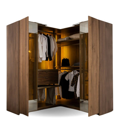 HOMECHO-Hawai Corner Closet Wardrobe-UAE