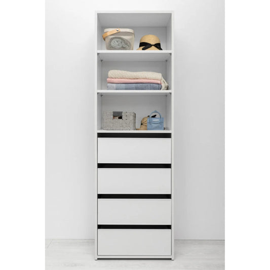 homecho-Mission Wardrobe Open Shelf Insert with Drawers-uae