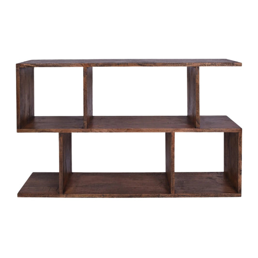 homecho-Wendell Mango Wood Low Display Shelf-uae